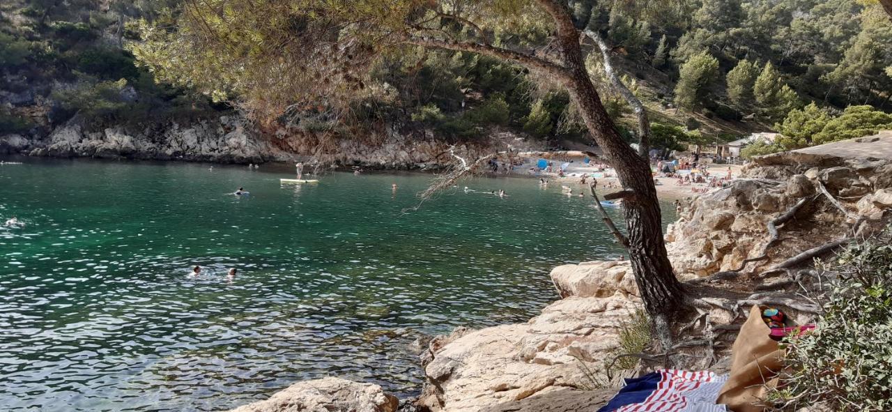 Petit coin de paradis au soleil près de la mer Saint-Cyr-sur-Mer Extérieur photo